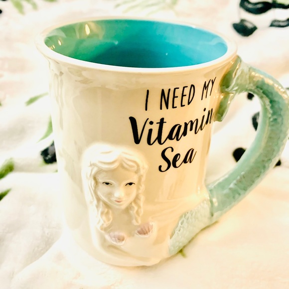 Other - 🧜‍♀️ Shimmering Teal Seashell Mermaid Mug 🧜‍♀️